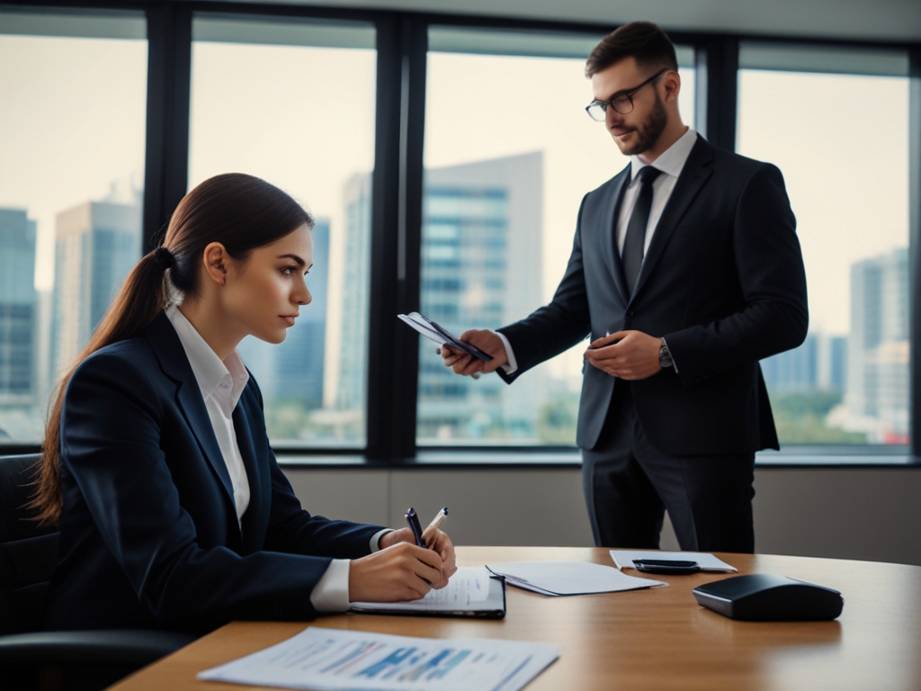 Equipo de auditoría profesional trabajando